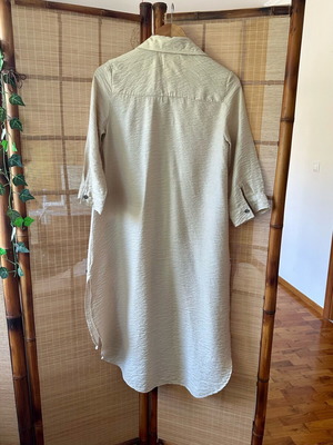 BSB Women’s Long Shirt Size S Like New Beige 3/4 Sleeves