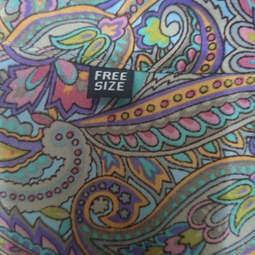 Boho dress with unique sleeves new, multicolor