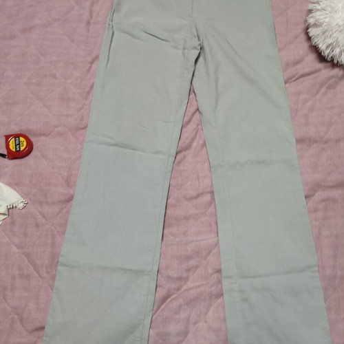 Fabric pants used, size M 38 10, gray and beige