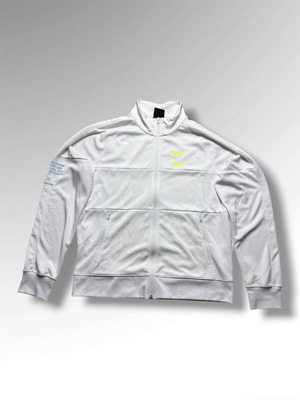 Nike Double Swoosh Jacket Large white like new