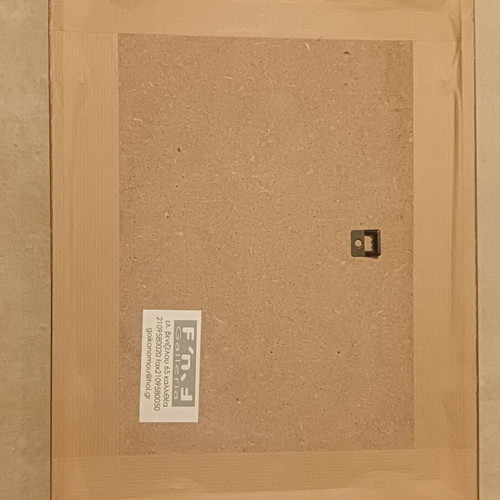 Vintage framed Buketo engraving 1933 like new