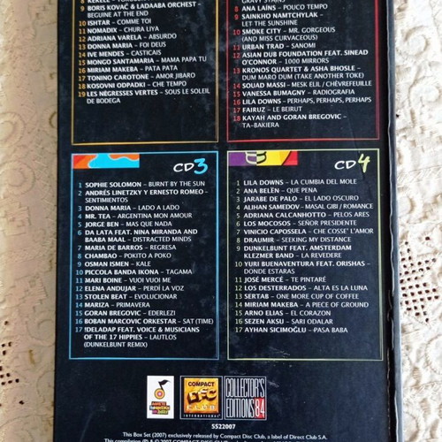 Colors World 4 CD Box Set, Compact Disc Club Collector's Editions 84