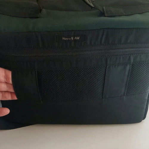 Lowepro Nova 5 AW camera bag used for DSLR and lenses