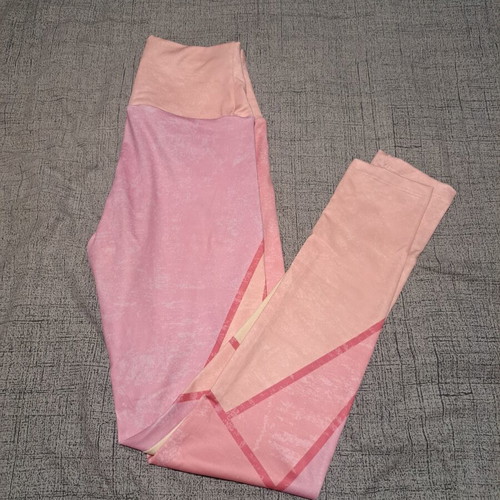 High-waisted pink sports leggings new