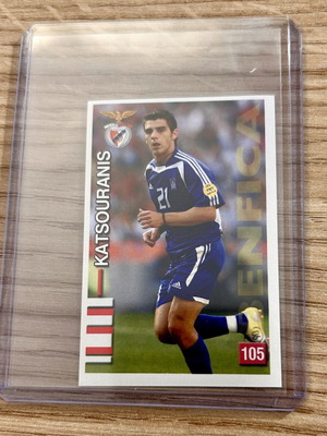 Kostas Katsouranis Benfica Greece National Team Champions 2007 Sticker new