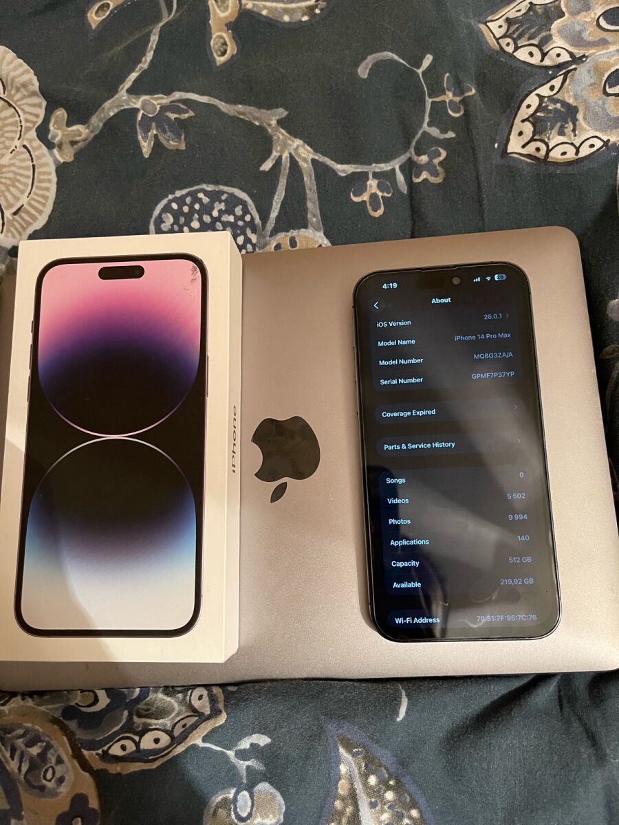 Iphone 14 Pro Max 512GB like new,… - € 549,00 - Vendora.cy