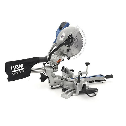 HBM Radial Sliding Miter Saw 254 x 70 mm with Laser 1800W new