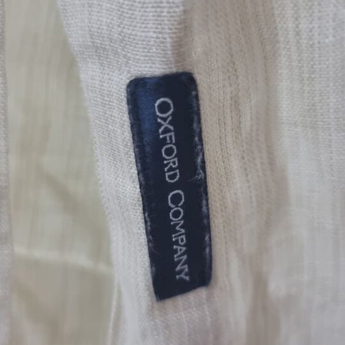 Oxford Company linen shirt size M like new beige