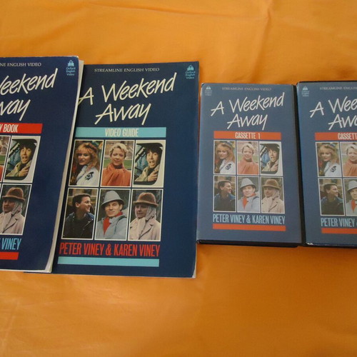 Oxford English Learning Set used, 2 Video Cassettes and 2 Books