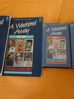 Oxford English Learning Set used, 2 Video Cassettes and 2 Books