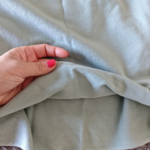 Maxi skirt with elastic waist used, pistachio green