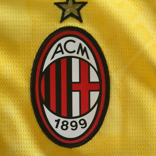 AC Milan Puma 2025/26 Third Jersey yellow, like new, men's size L