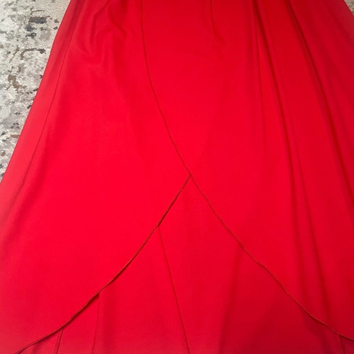 Long red skirt like new, size M/L