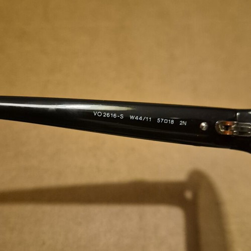Vogue sunglasses with case, black lenses