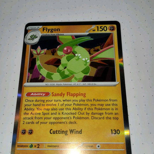 Flygon Pokemon card like new