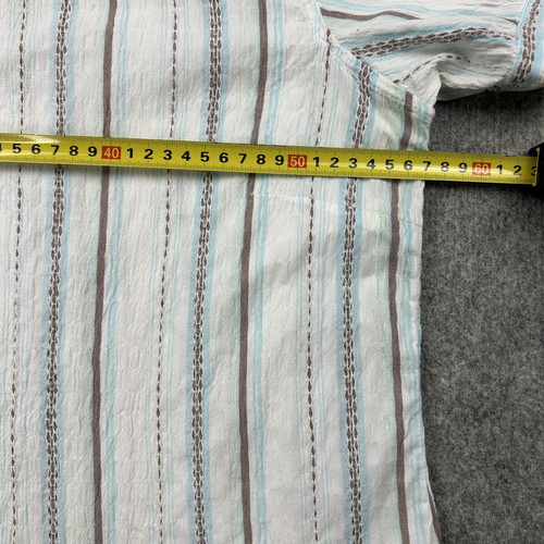 Columbia striped shirt used, Y2K retro casual women's large