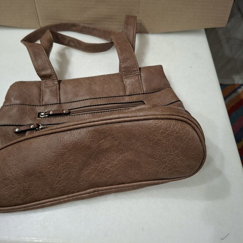 Women's shoulder bag, brown, new