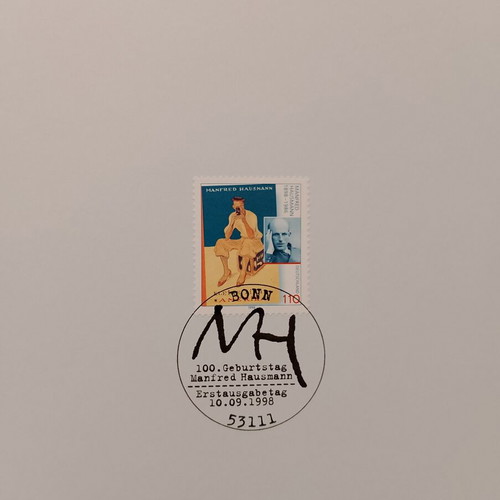 German stamps 1998 first day cover Bonn, sealed block