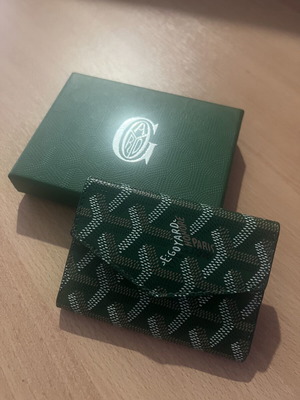 Goyard Wallet like new, green
