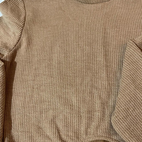 Bershka long sleeve blouse beige brown like new, size L
