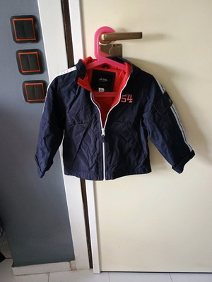 Waterproof jacket like new for 4-year-old boy blue