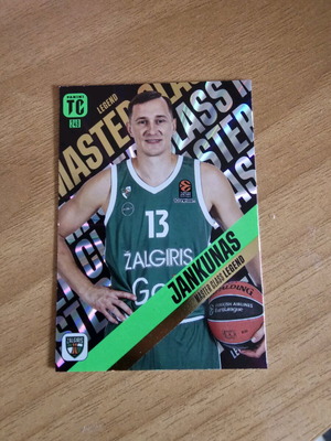 Top Class Panini Euroleague 2025-26 Trading Cards Master Class Legend Jancunas in excellent condition