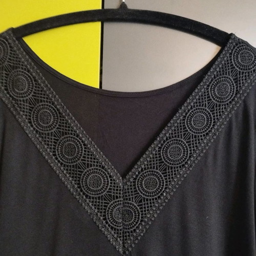 Lascana women's blouse used, black, size M/L