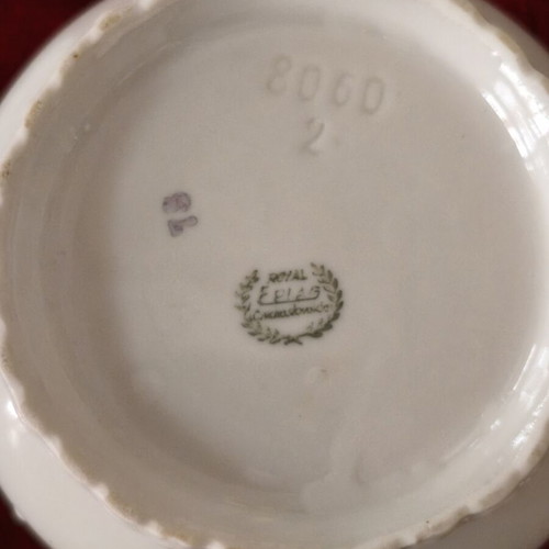 Royal EPIAG vintage porcelain gold-plated sugar bowl