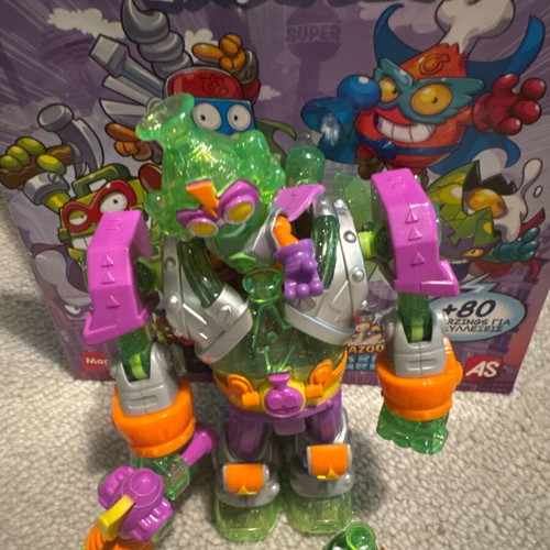 SuperZings set used with Kazoom Kids robot and figures