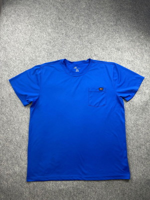 Dickies Bright Blue Pocket Tee 2XT Oversized Y2K Workwear Streetwear