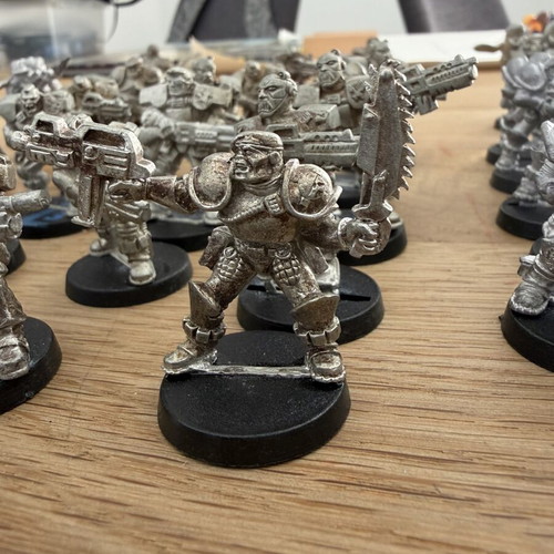 Warzone metal miniatures used, set of 64