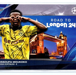 topps champions league 2024 Youssoufa Moukoko road to London 24