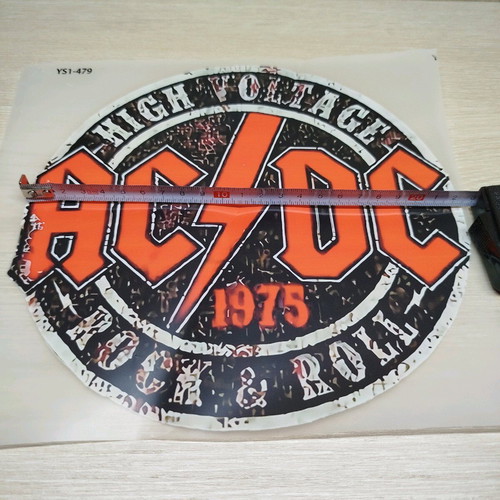 AC/DC iron-on patch new with High Voltage album logo