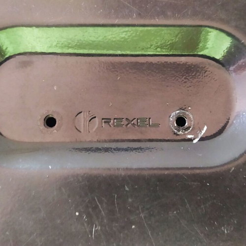 Rexel cash box used, metal with lock