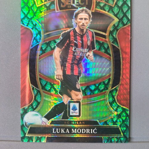 Panini Serie A Select Luka Modric Jade Dragon Scale card like new