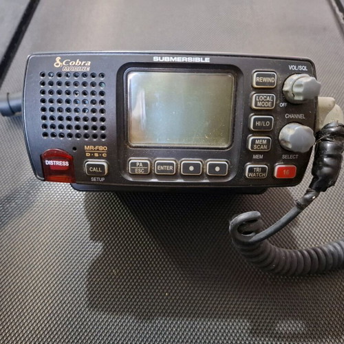 Cobra Marine VHF used with Distress and GPS connection
