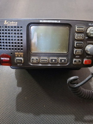 Cobra Marine VHF used in very good condition with Distress and GPS