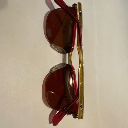 Vogue vintage women's sunglasses new, red-burgundy frame