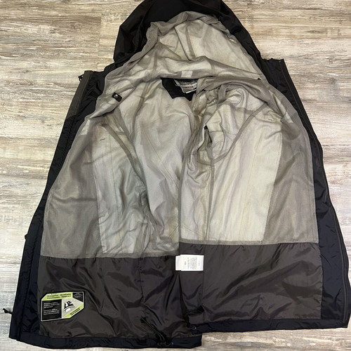 Columbia Titanium Hooded Windbreaker Jacket men's XL used, black