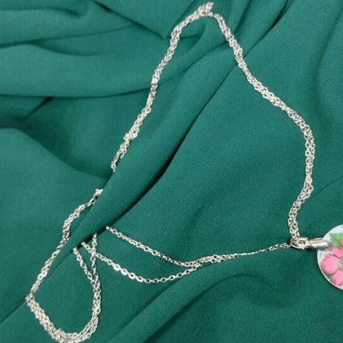 Seltmann Weiden necklace with double stainless steel chain, custom made
