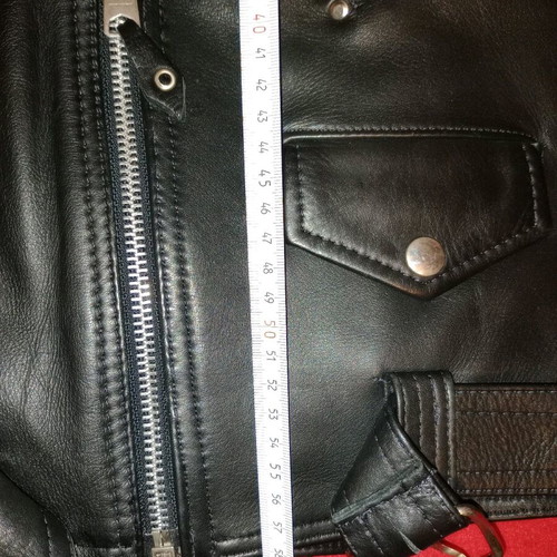 Nicce London Leather cropped leather jacket new, size Large, black