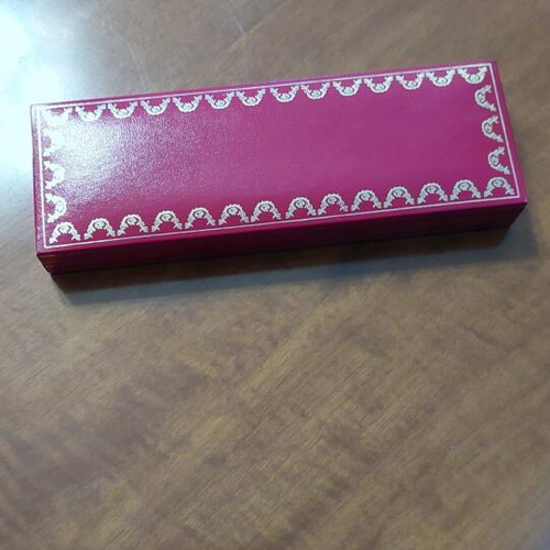 Must de Cartier gold plated ballpoint pen used with original box