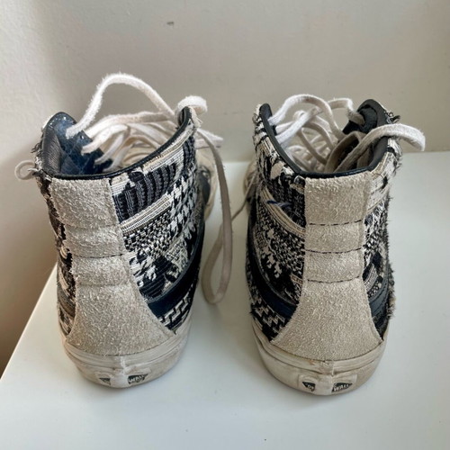 Vans unisex suede sneakers used, size 40, black and gray