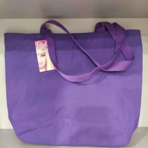 Barbie fabric shoulder bag pink and purple new