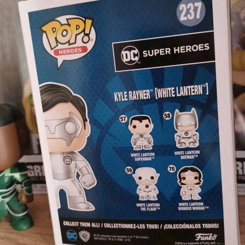 Funko Pop! DC Heroes Kyle Rayner (White Lantern) Glow Exclusive #237 new