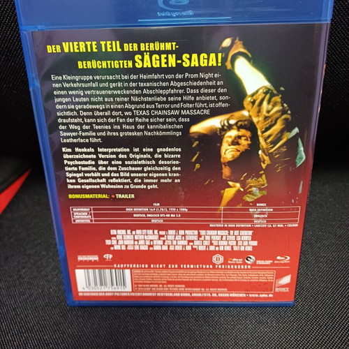 Texas Chainsaw Massacre The Next Generation Blu-Ray like new, uncut version