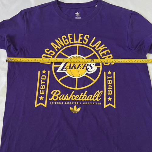 Adidas Los Angeles Lakers purple T-shirt medium