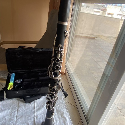 Clarinet Si-bemol (Bb) used, ebony with free carrying case