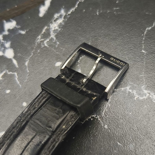 Gucci 100M G-Frame men's Swiss Quartz watch full set
