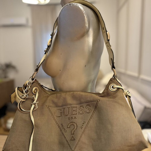 Guess Washed Jeans Shoulder Bag, vintage Y2K style